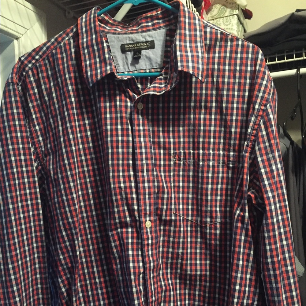 Men’s Banana Republic tailored slim fit shirt